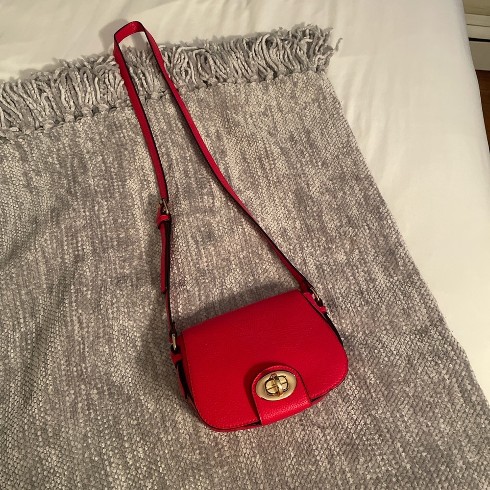 Red purse bought in Argentina